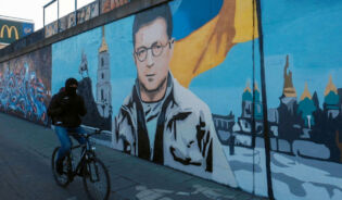 Zelenskyy-Harry Potter street art w Polsce