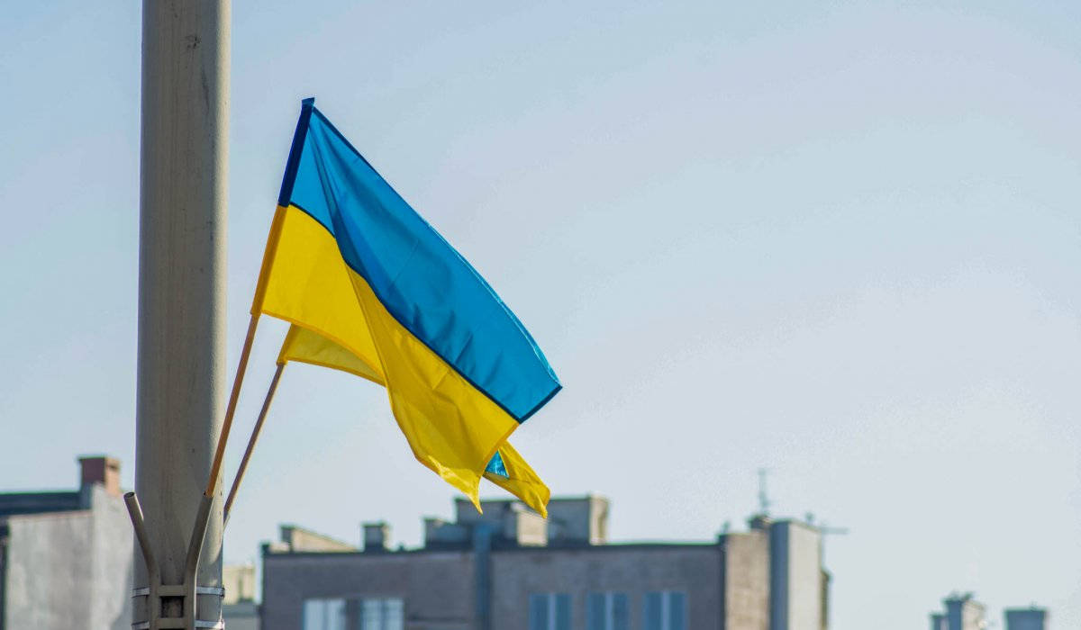 Flagi ukraińskie