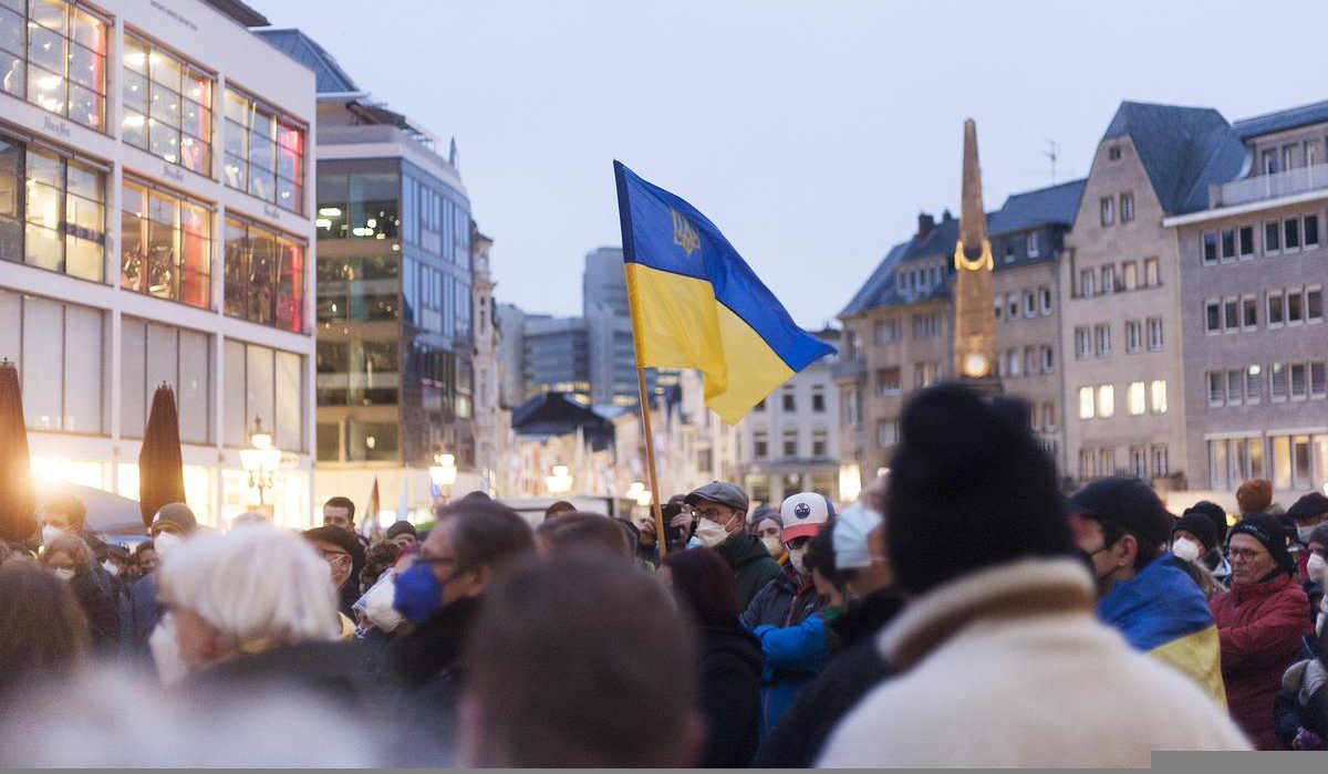 Украинцы в польском городе