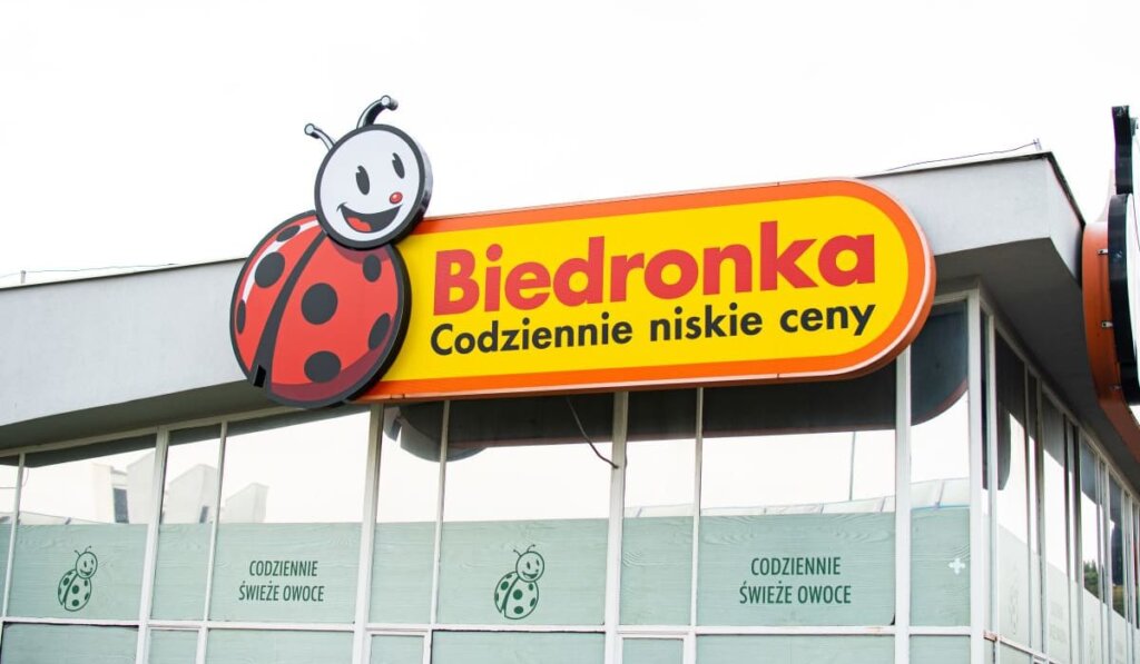 Logo sklepu Biedronka