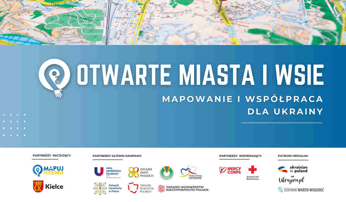 baner konferencyjny «Otwarte miasta i wsie»