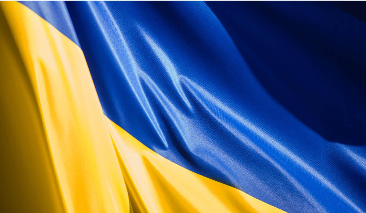 Flaga Ukrainy w Dniu Niepodległości_PL