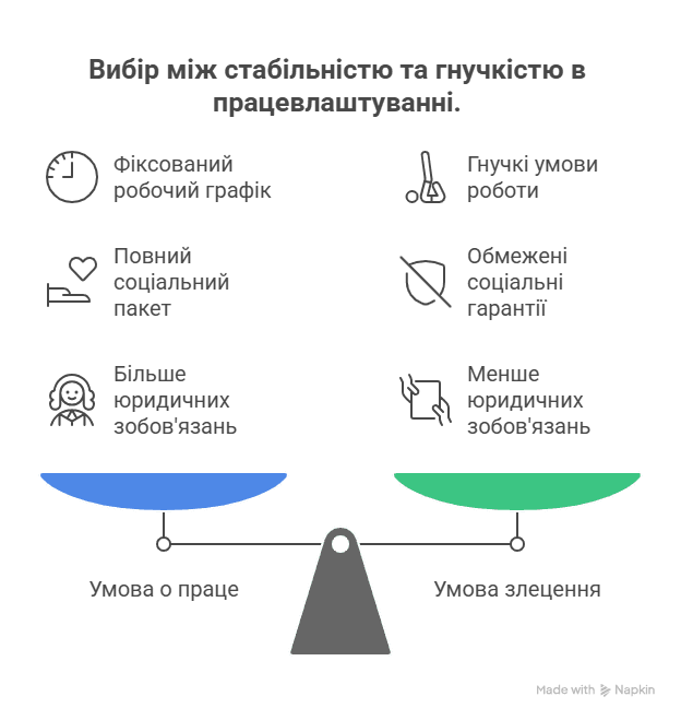 Порівняння договорів