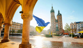 Kraków - Stare Miasto. Gołąb Pokoju.