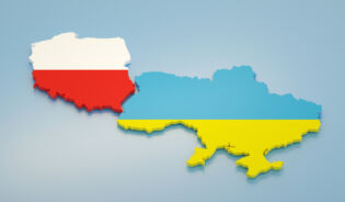Польща та Україна - карта країн