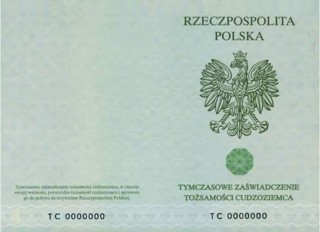 tymczasowe zaświadczenie tożsamości cudzoziemca