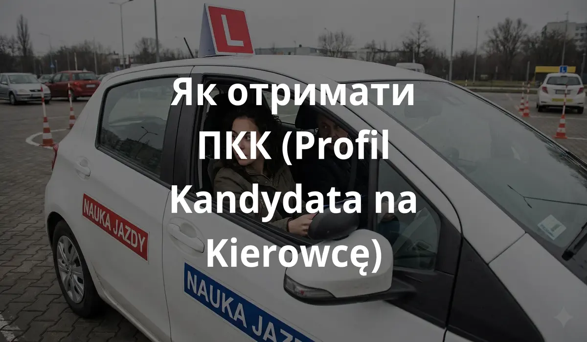 Дівчина на машині здає на права